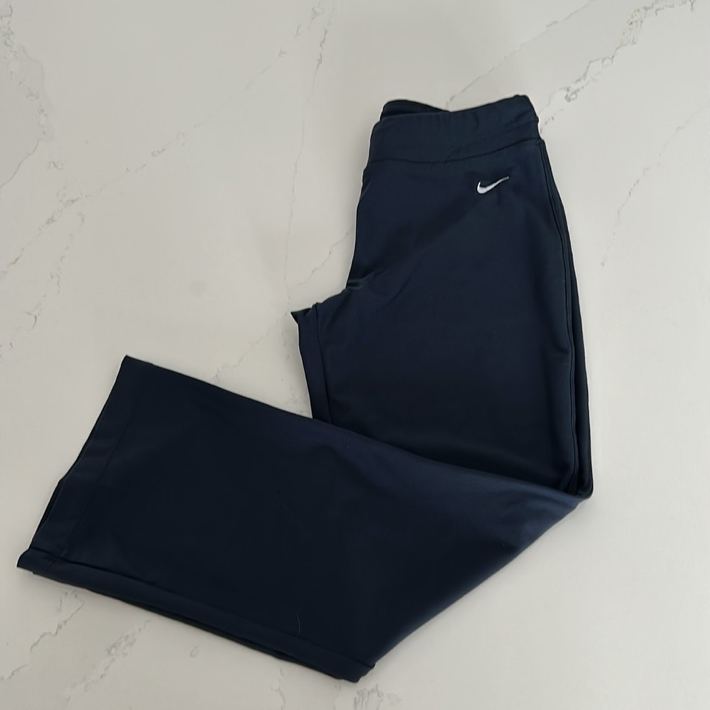 Nike Dri-Fit Cropped Straight Leg Navy Legging Pants Size XS